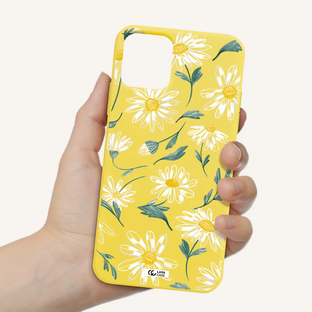 Papatia With Stem Apple iPhone 11 pro Silicone canary yellow Case