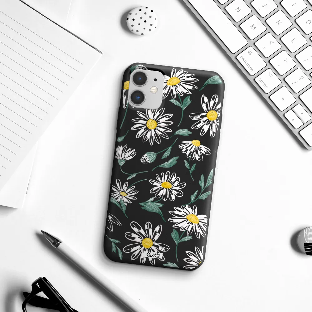 Papatia With Stem Apple iPhone 11 Silicone black Case