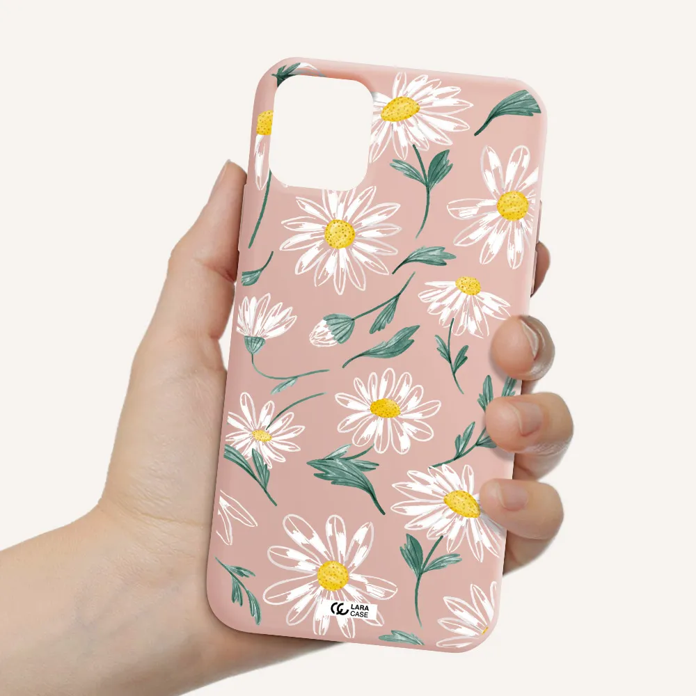 Papatia With Stem Apple iPhone 11 Silicone pastel pink Case