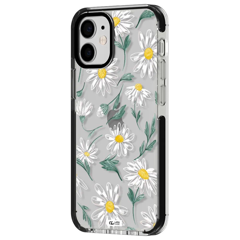 Papatia With Stem Apple iPhone 12 mini impact black border Case