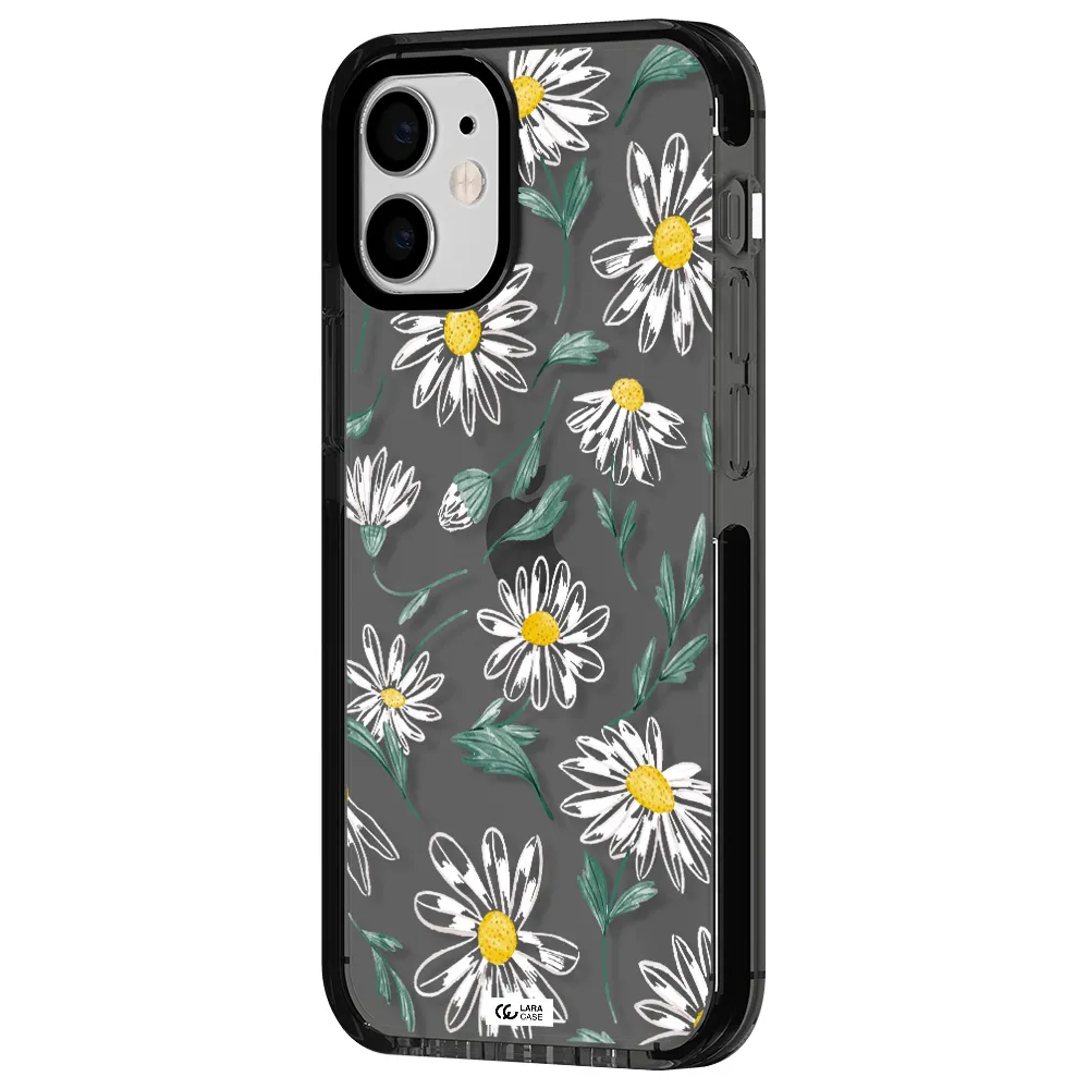 Papatia With Stem Apple iPhone 12 mini impact Smoke Black Case