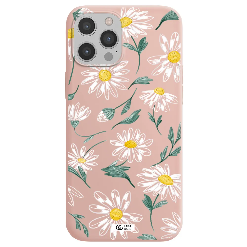 Papatia With Stem Apple iPhone 12 pro max Silicone pastel pink Case