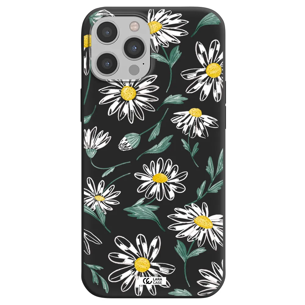 Papatia With Stem Apple iPhone 12 pro Silicone black Case