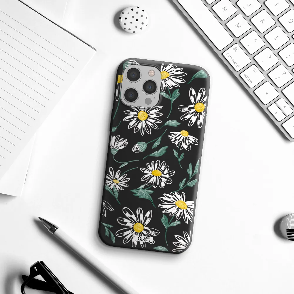Papatia With Stem Apple iPhone 12 pro Silicone black Case