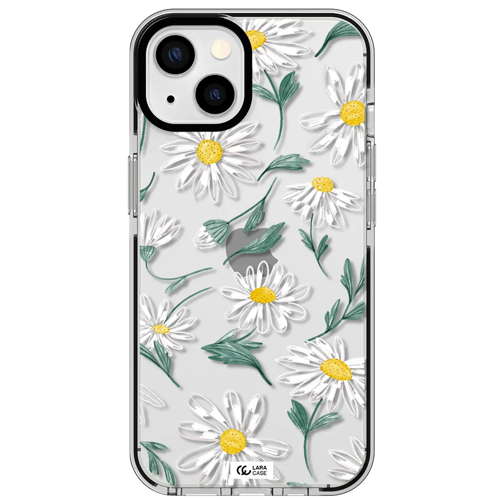 Papatia With Stem Apple iPhone 13 impact black border Case