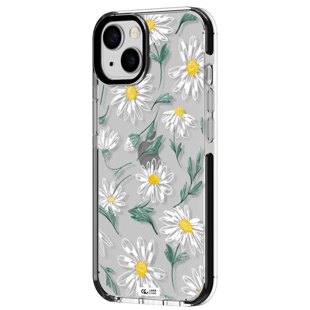 Papatia With Stem Apple iPhone 13 impact black border Case