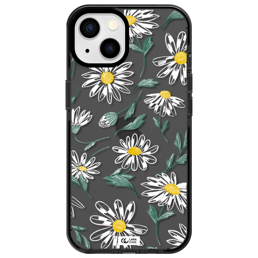 Papatia With Stem Apple iPhone 13 impact Smoke Black Case