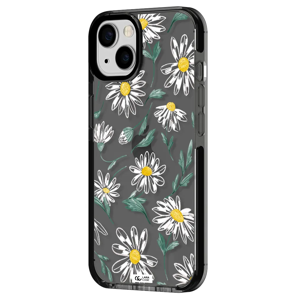 Papatia With Stem Apple iPhone 13 impact Smoke Black Case