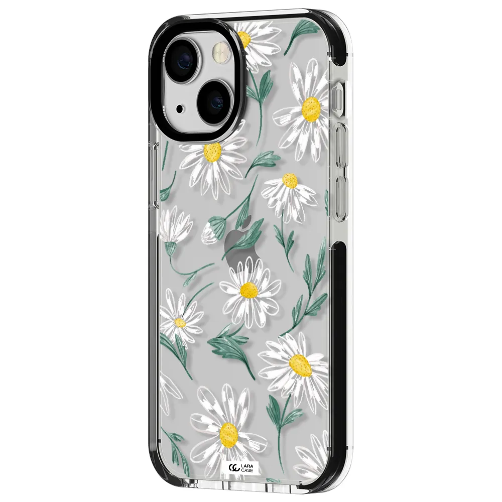 Papatia With Stem Apple iPhone 13 mini impact black border Case