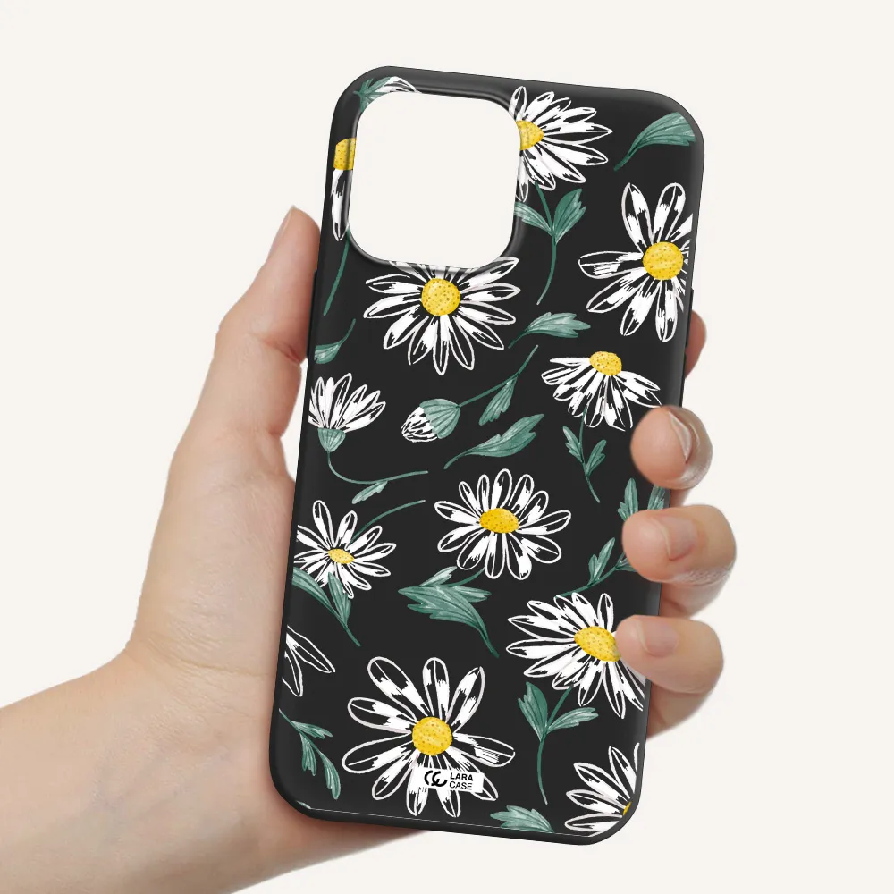 Papatia With Stem Apple iPhone 13 Pro Silicone black Case