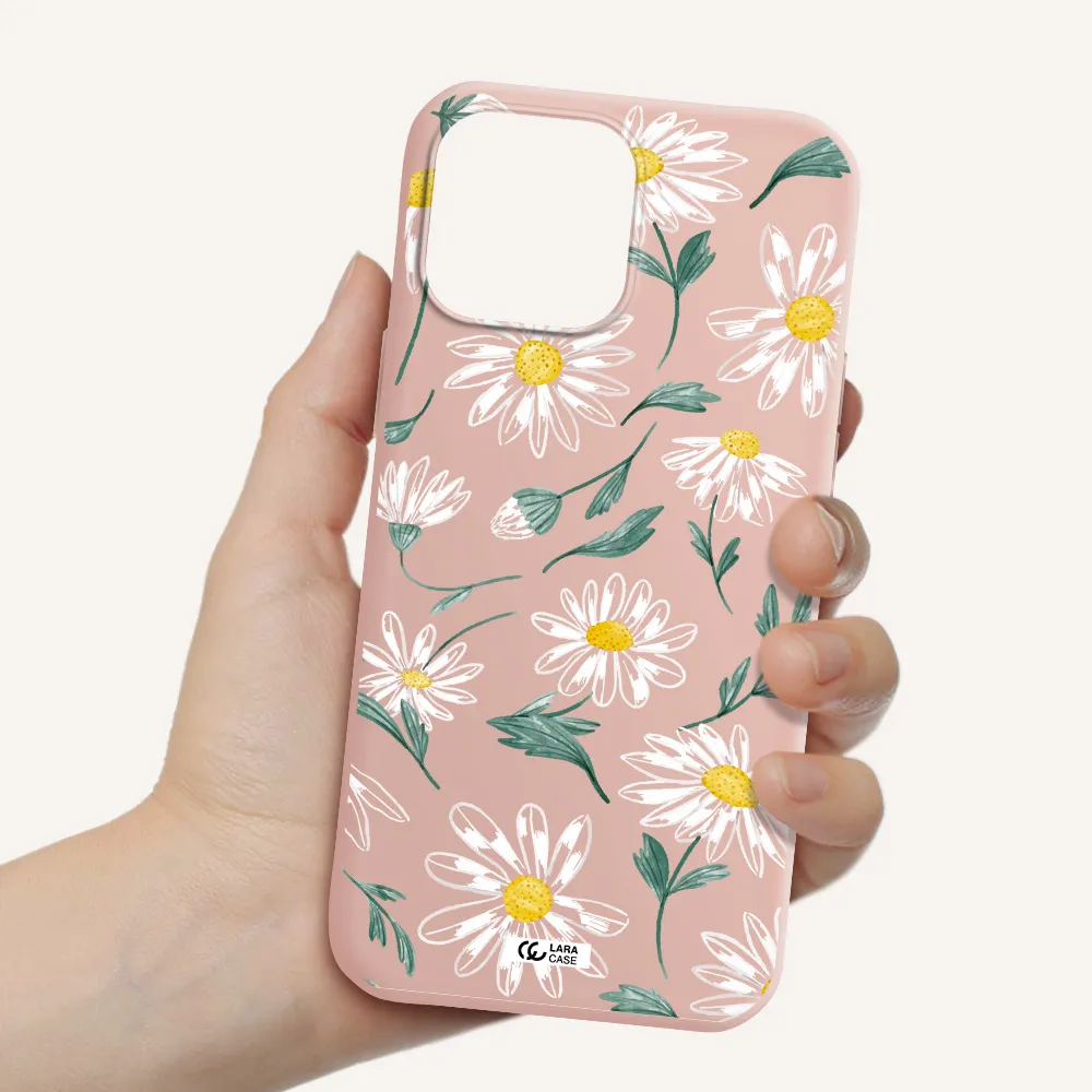 Papatia With Stem Apple iPhone 13 Pro Silicone pastel pink Case