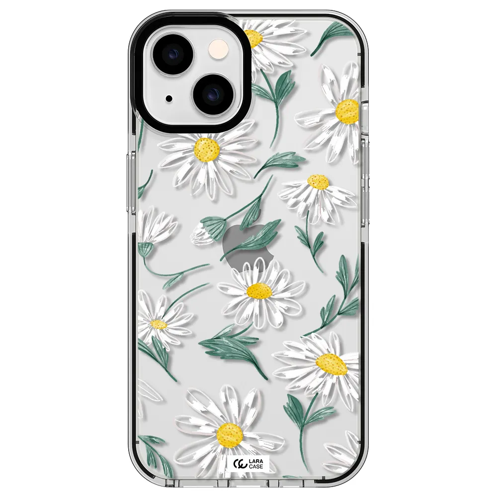 Papatia With Stem Apple iPhone 14 impact black border Case