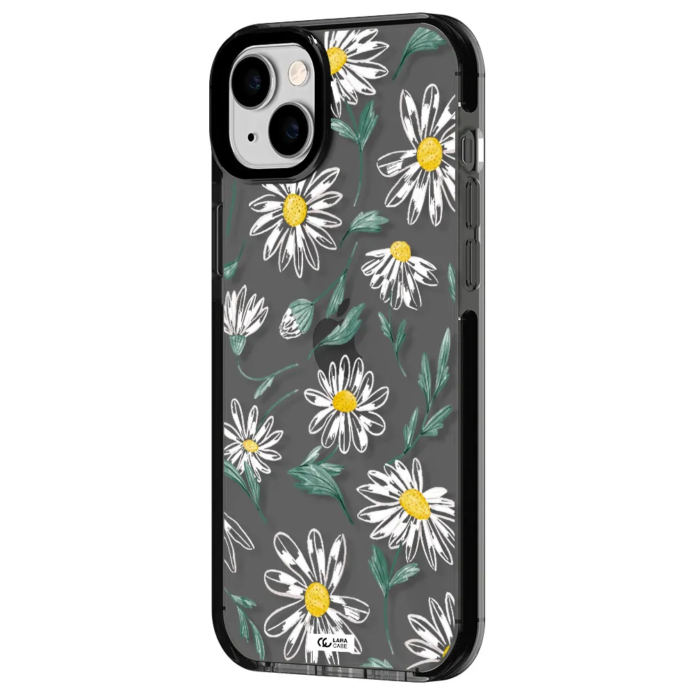 Papatia With Stem Apple iPhone 14 plus impact Smoke Black Case