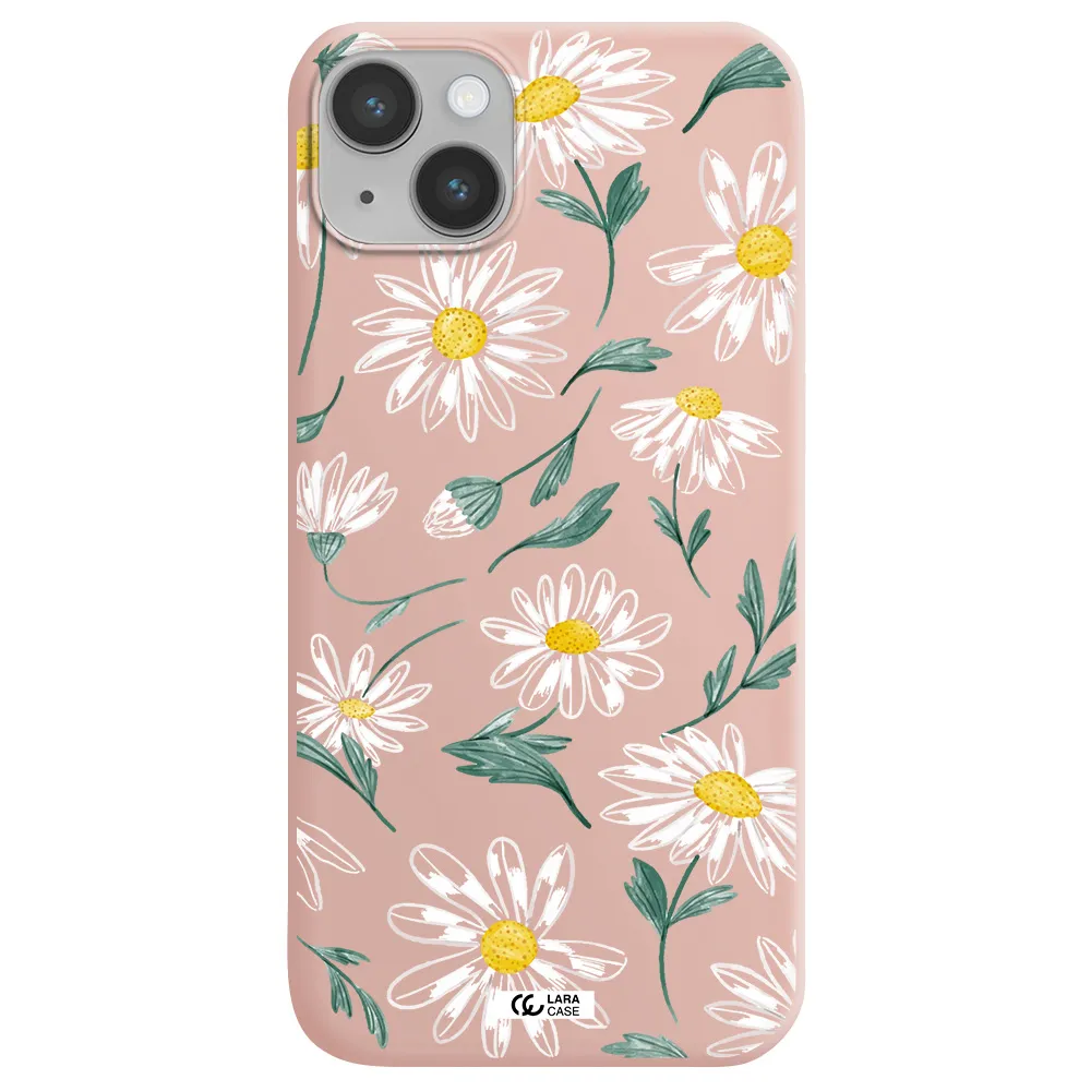 Papatia With Stem Apple iPhone 14 Silicone pastel pink Case