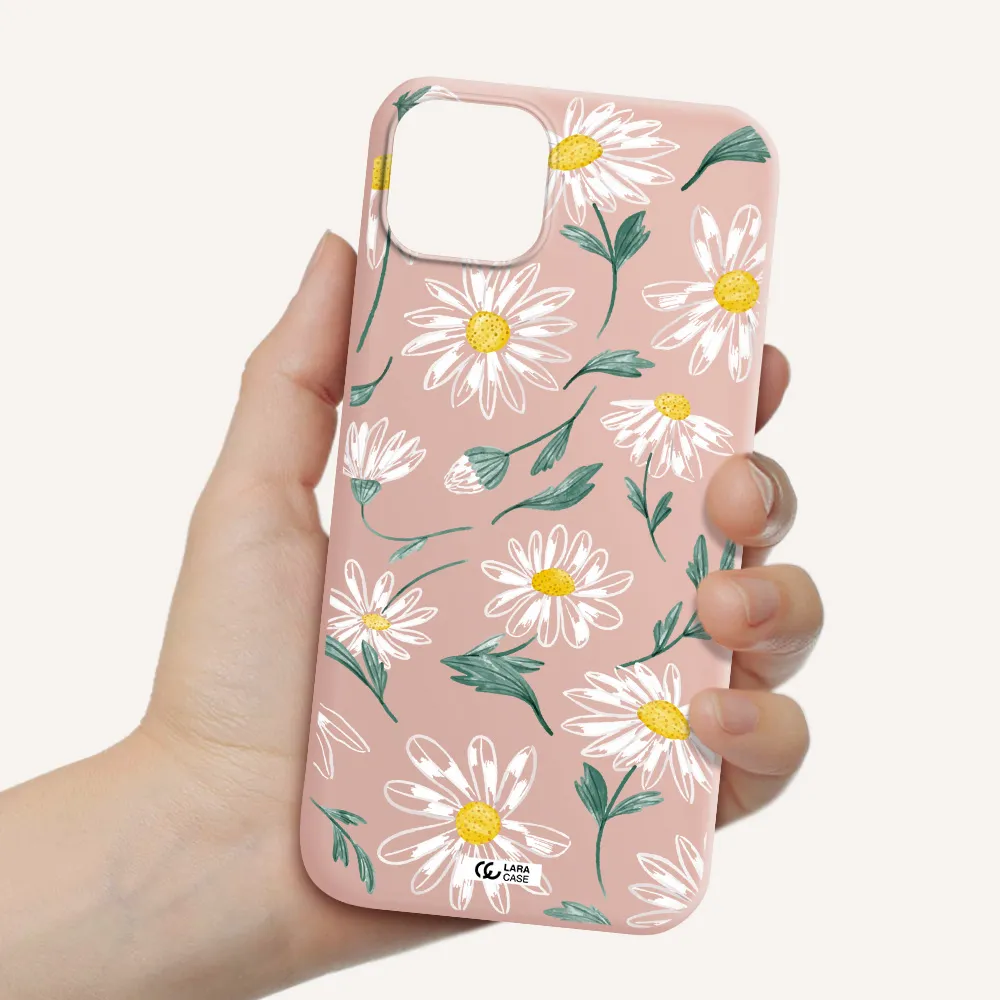 Papatia With Stem Apple iPhone 14 Silicone pastel pink Case