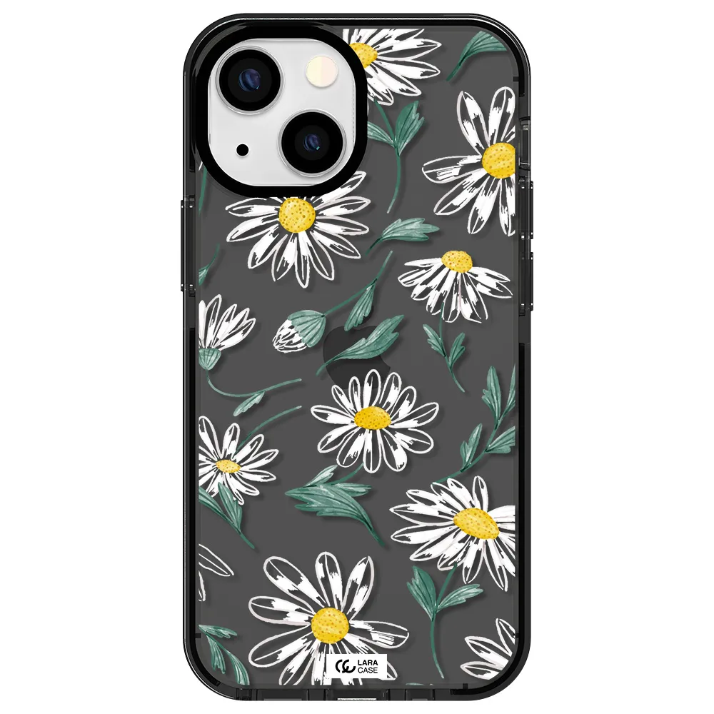 Papatia With Stem Apple iPhone 15 impact Smoke Black Case