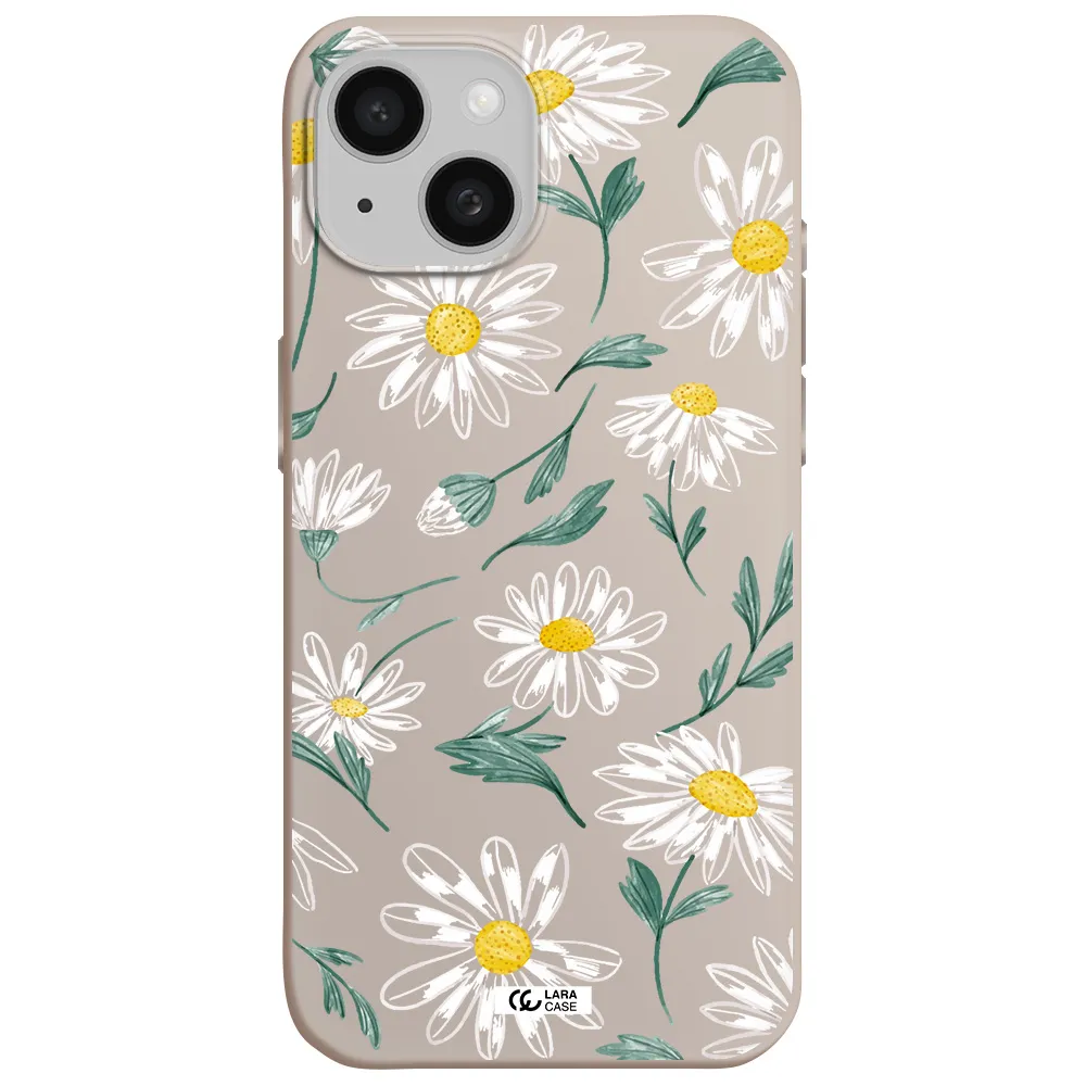 Papatia With Stem Apple iPhone 15 Silicone Stone Case