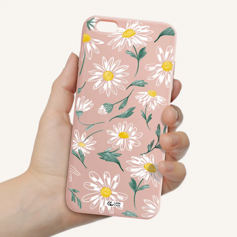 Papatia With Stem Apple iPhone 6 plus Silicone pastel pink Case