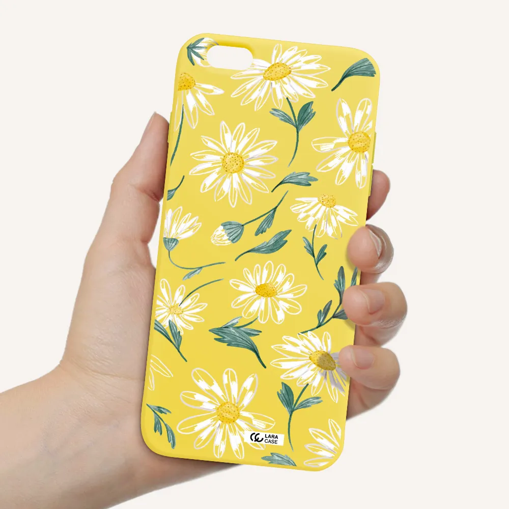 Papatia With Stem Apple iPhone 6 s plus Silicone canary yellow Case