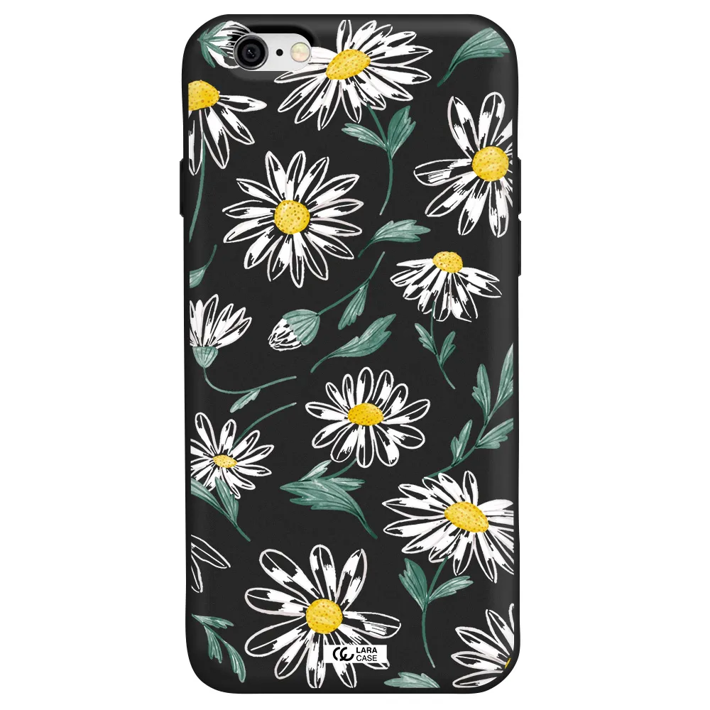 Papatia With Stem Apple iPhone 6 Silicone black Case