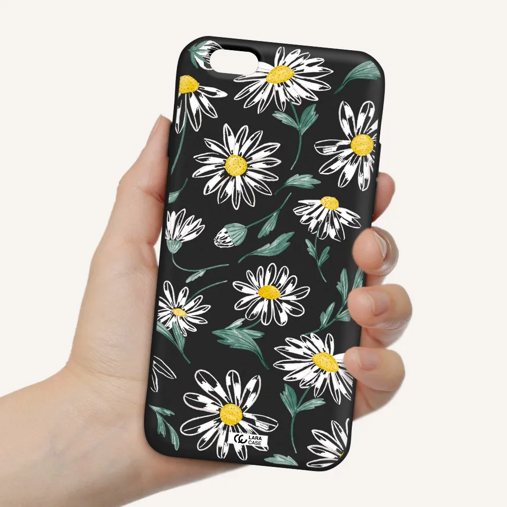 Papatia With Stem Apple iPhone 6 Silicone black Case