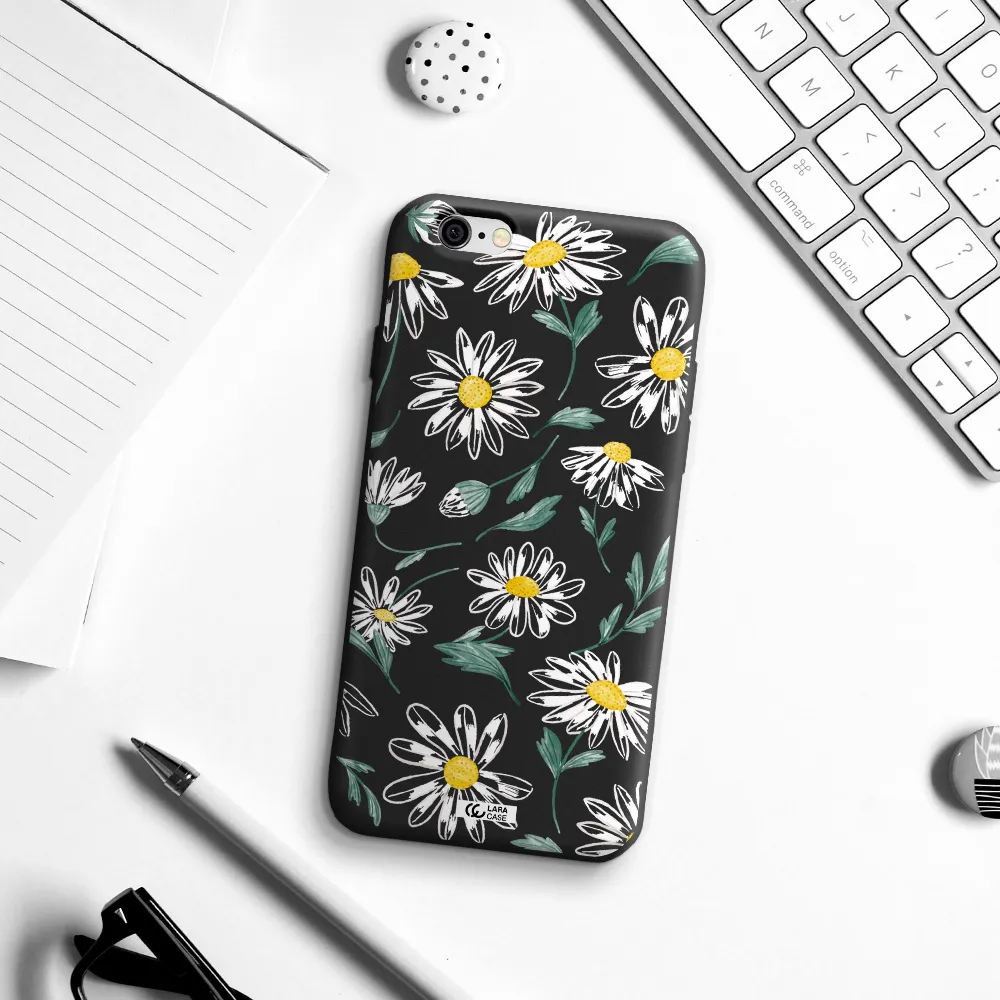 Papatia With Stem Apple iPhone 6 Silicone black Case
