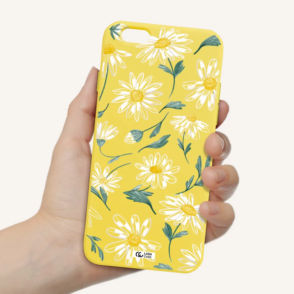 Papatia With Stem Apple iPhone 6 Silicone canary yellow Case