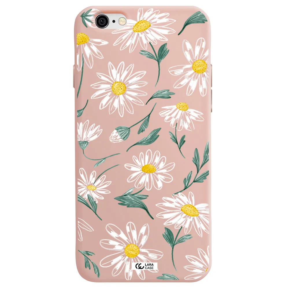 Papatia With Stem Apple iPhone 6 Silicone pastel pink Case