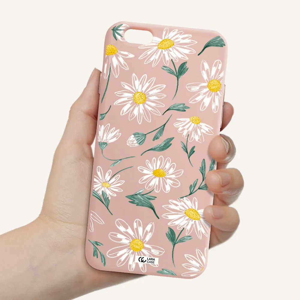 Papatia With Stem Apple iPhone 6 Silicone pastel pink Case