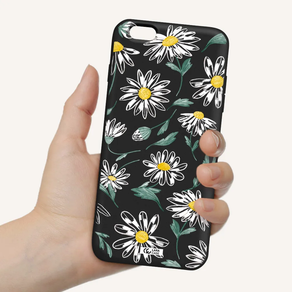 Papatia With Stem Apple iPhone 6S Silicone black Case