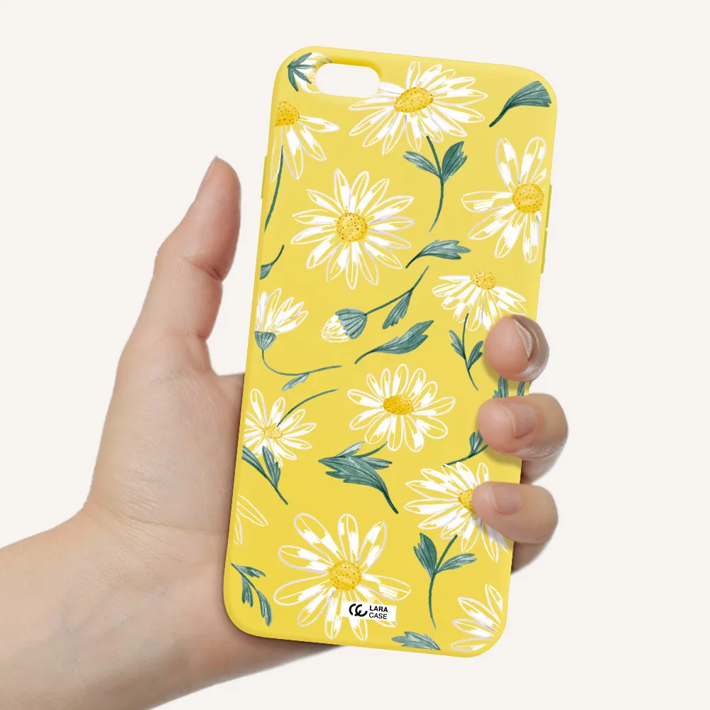 Papatia With Stem Apple iPhone 6S Silicone canary yellow Case