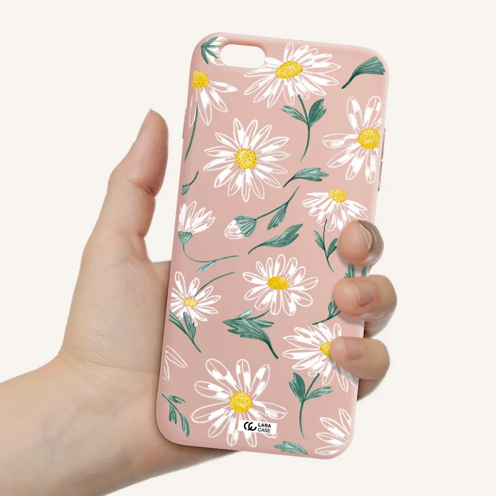 Papatia With Stem Apple iPhone 6S Silicone pastel pink Case