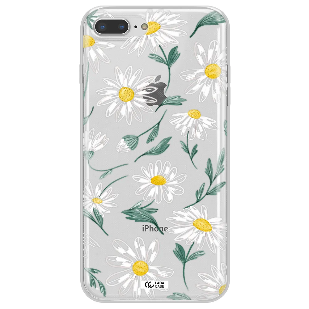 Papatia With Stem Apple iPhone 8 plus Clear TPU Case