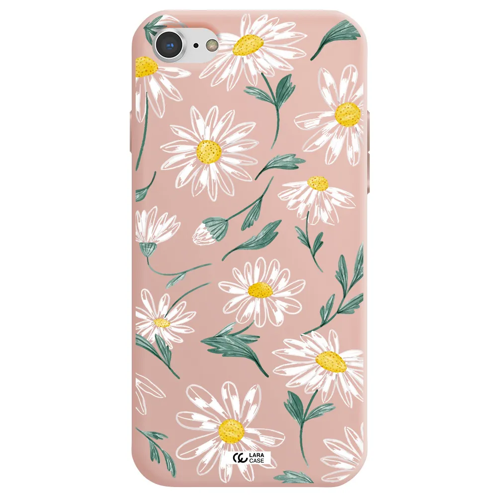 Papatia With Stem Apple iPhone 8 Silicone pastel pink Case