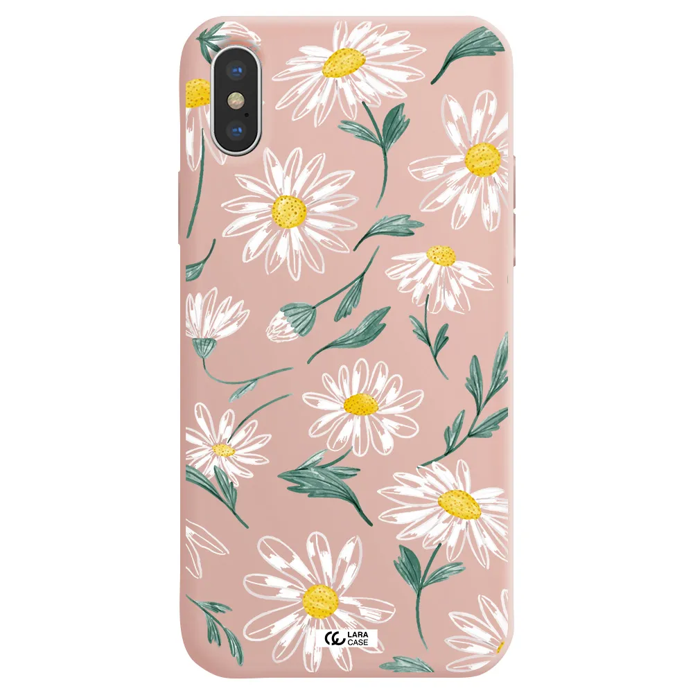 Papatia With Stem Apple iPhone XS Silicone pastel pink Case