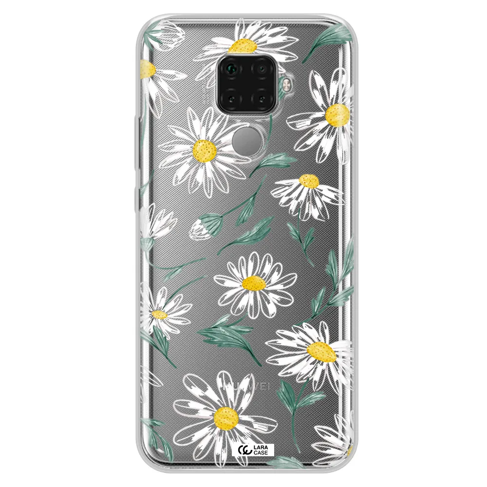 Papatia With Stem Huawei Mate 30 Lite Clear TPU Case