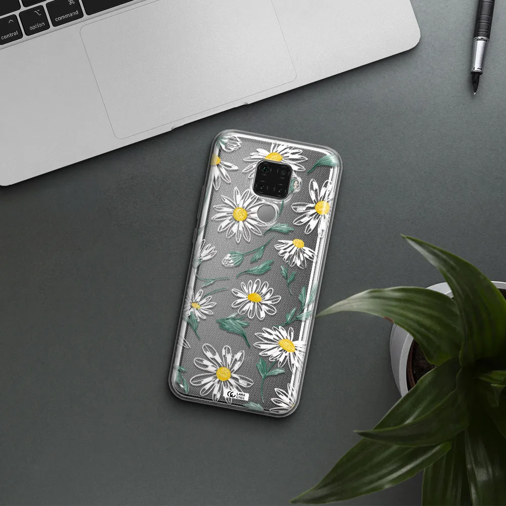 Papatia With Stem Huawei Mate 30 Lite Clear TPU Case