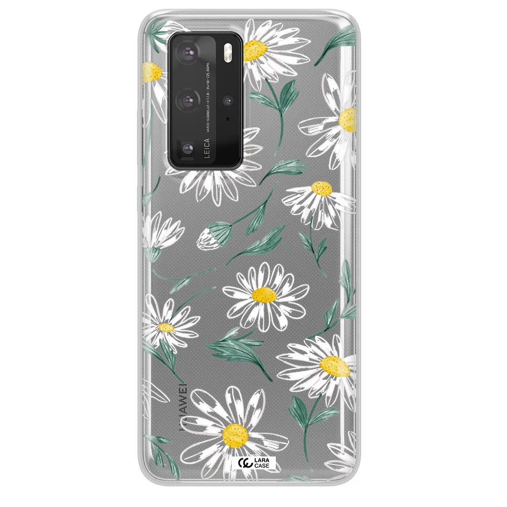 Papatia With Stem Huawei P40 Pro Clear TPU Case