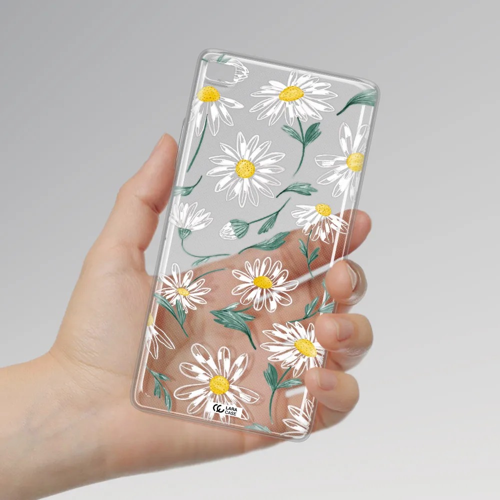 Papatia With Stem Huawei P8 Clear TPU Case