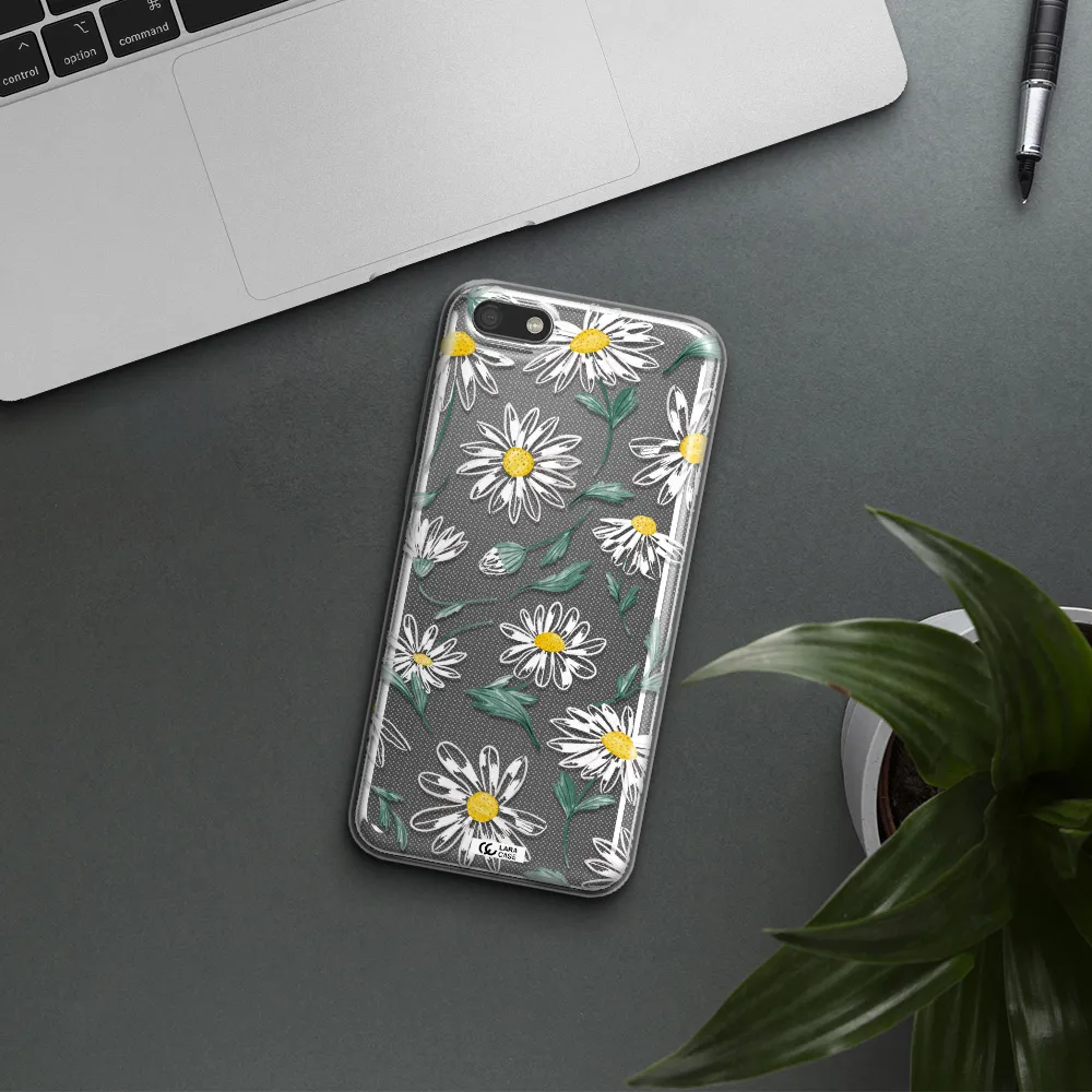 Papatia With Stem Huawei Y5 2018 Clear TPU Case