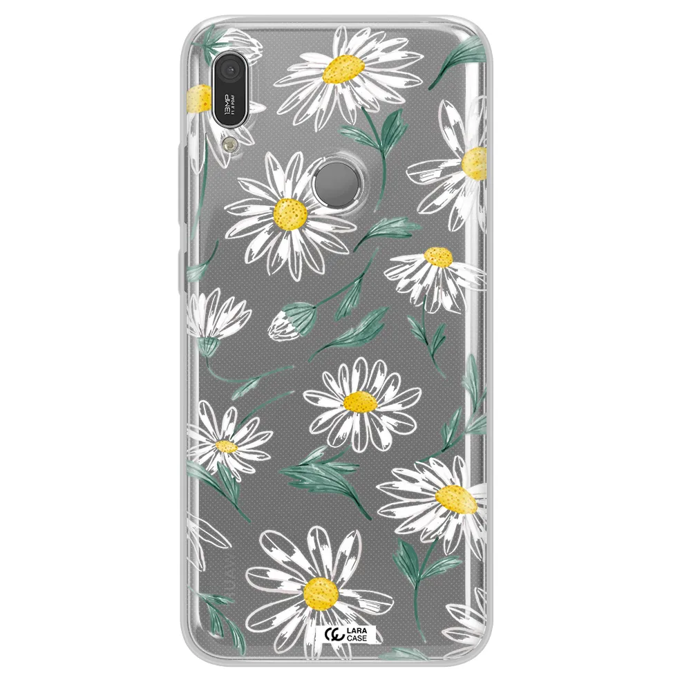 Papatia With Stem Huawei Y6 2019 Clear TPU Case