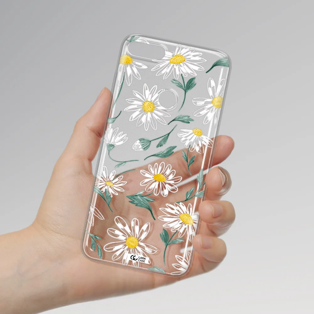 Papatia With Stem Huawei Y7 2018 Clear TPU Case