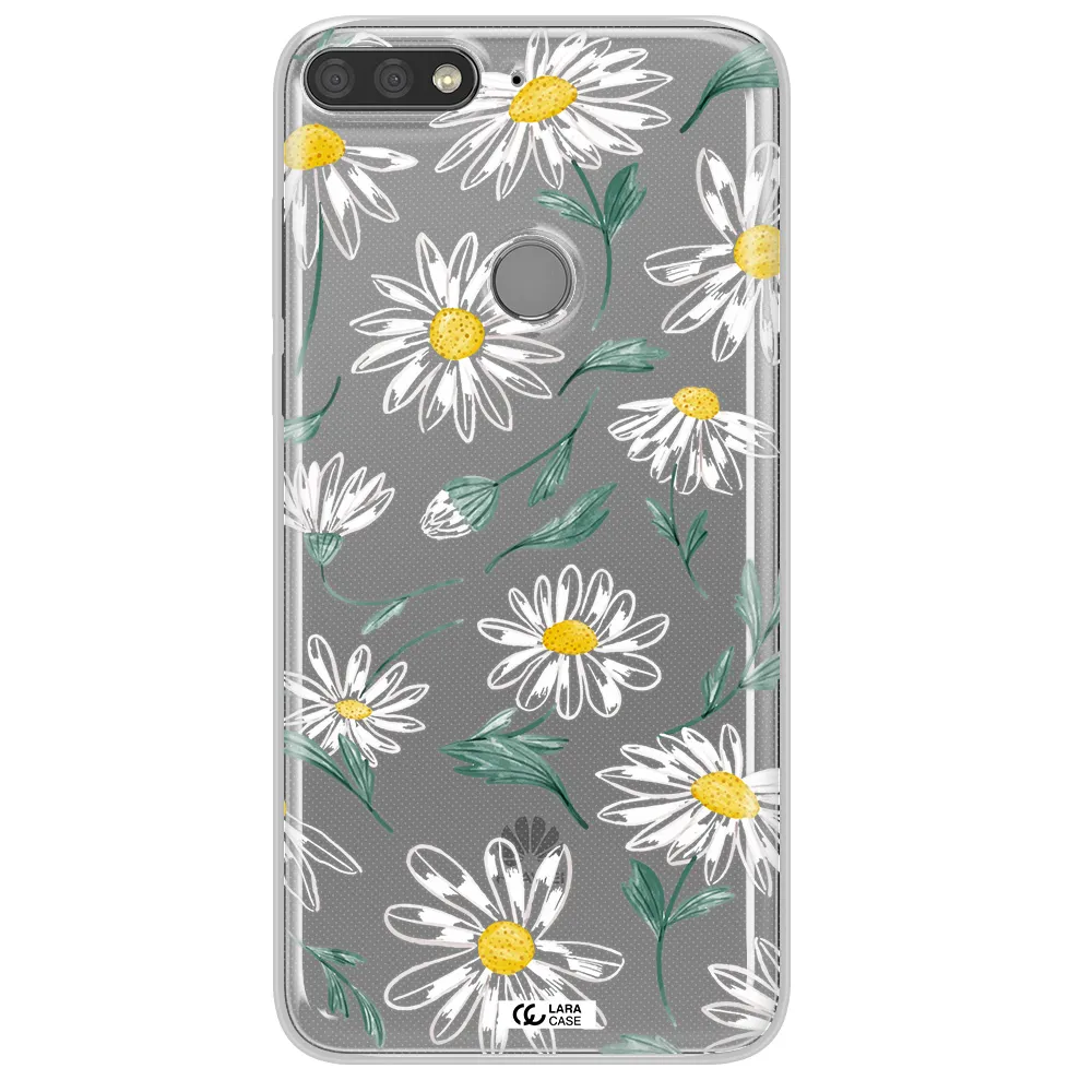 Papatia With Stem Huawei Y7 Prime 2018 Clear TPU Case