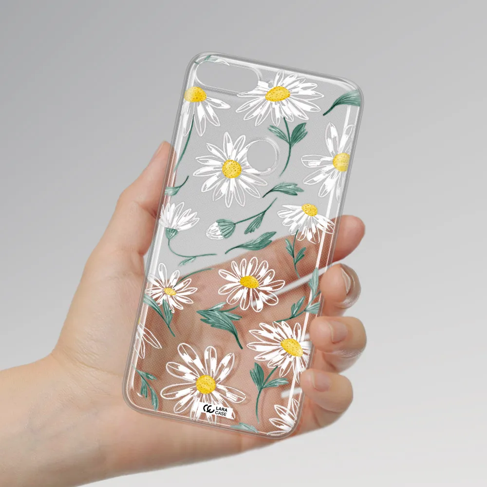 Papatia With Stem Huawei Y7 Prime 2018 Clear TPU Case