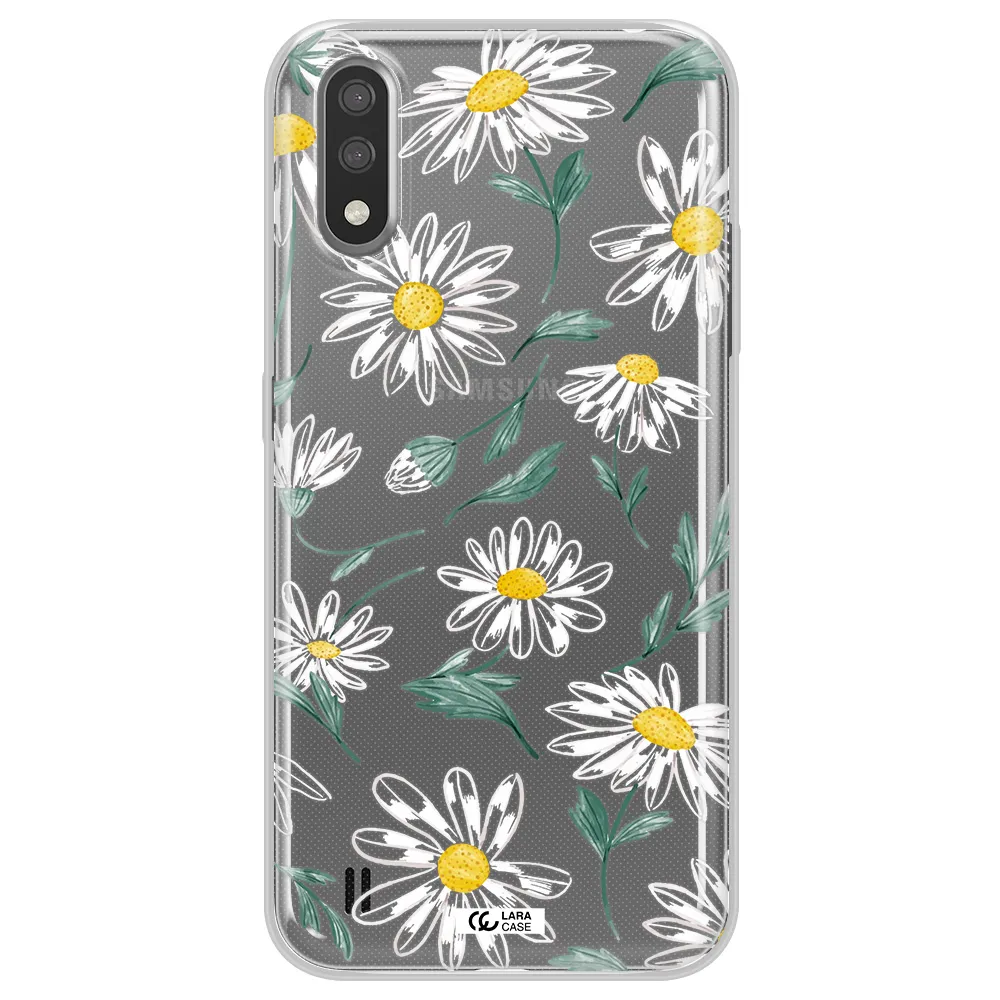 Papatia With Stem Samsung A01 Clear TPU Case