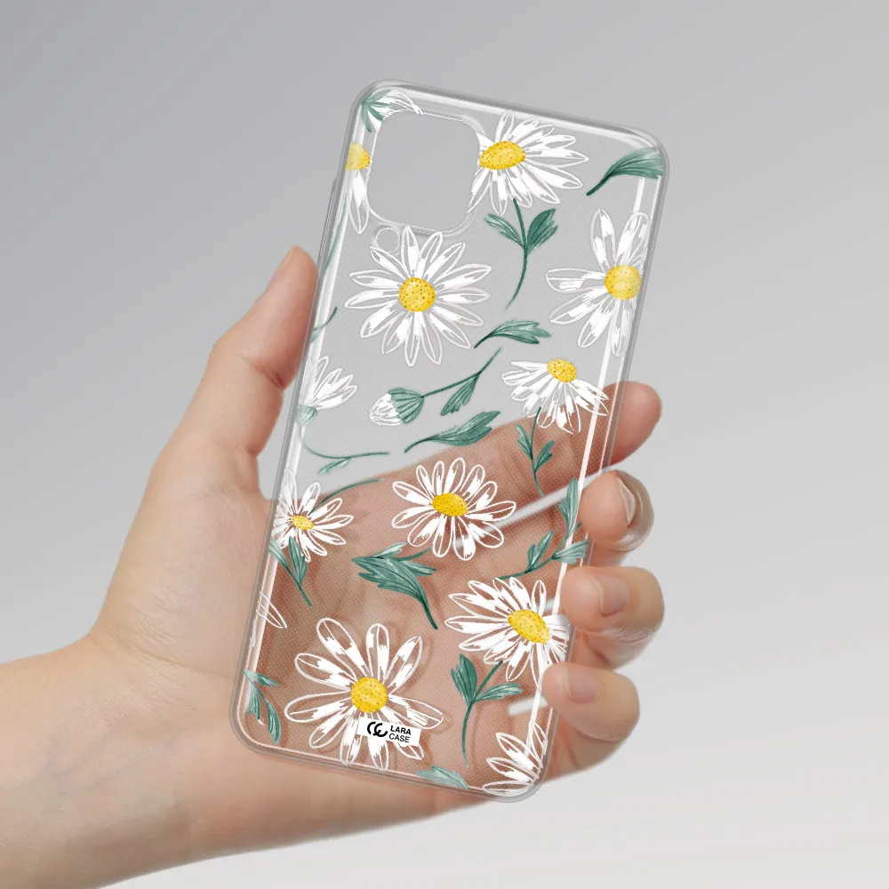 Papatia With Stem Samsung A12 4g Clear TPU Case