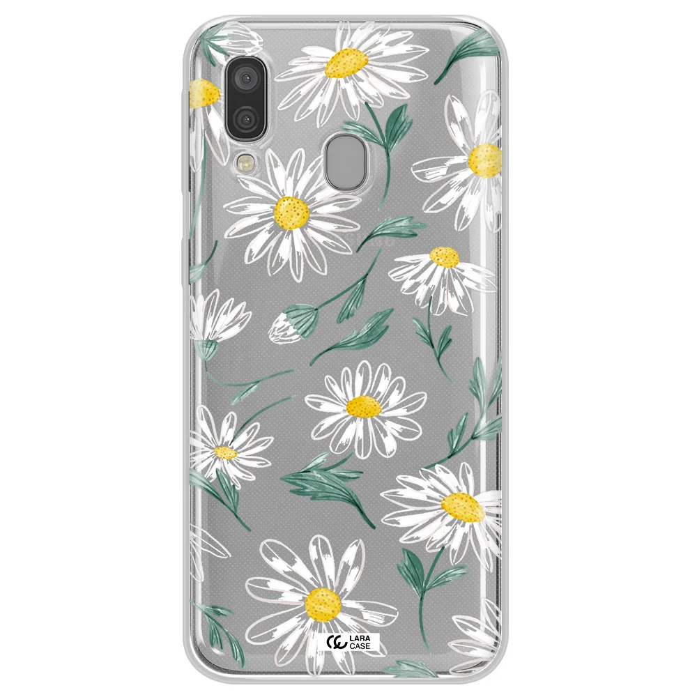 Papatia With Stem Samsung A40 Clear TPU Case