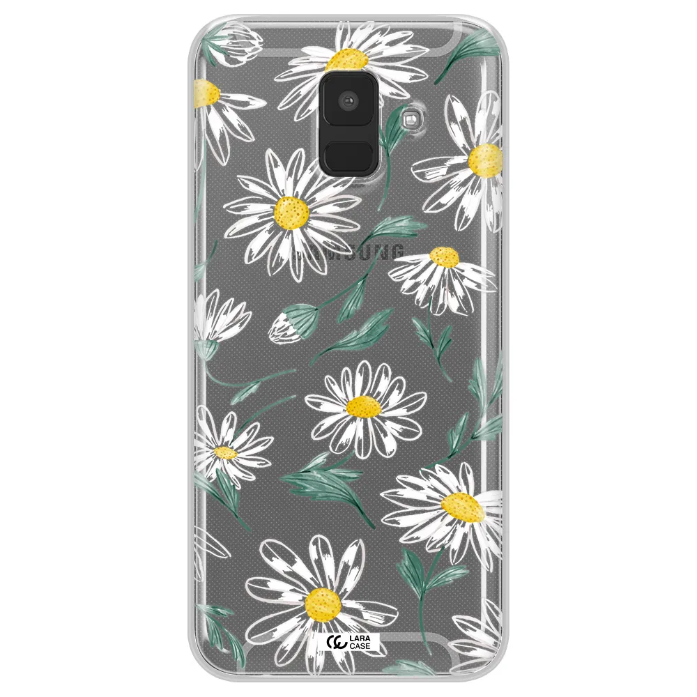 Papatia With Stem Samsung A6 Clear TPU Case