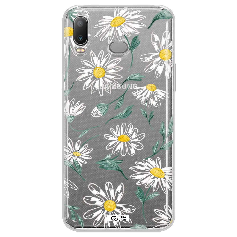 Papatia With Stem Samsung A6S Clear TPU Case