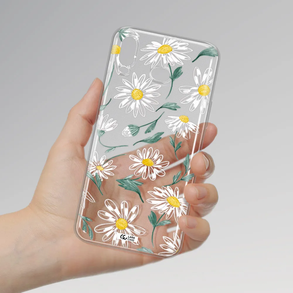 Papatia With Stem Samsung A6S Clear TPU Case